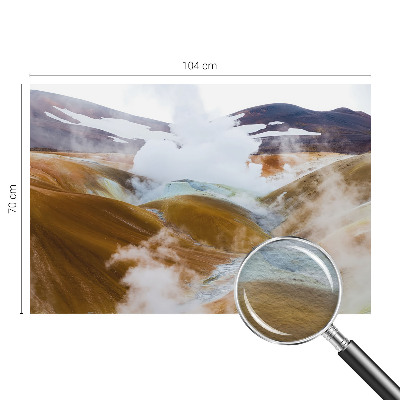Fotobehang vliesbehang Vulkanische heuvels