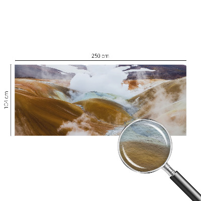 Fotobehang vliesbehang Vulkanische heuvels