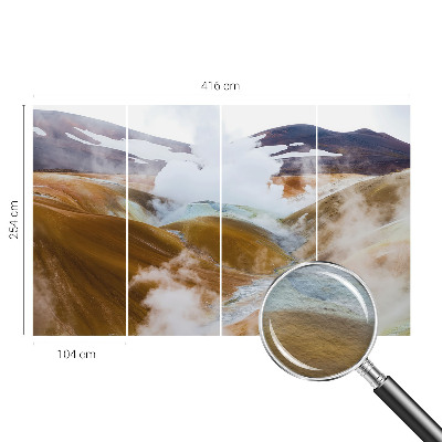 Fotobehang vliesbehang Vulkanische heuvels