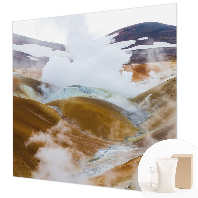 Fotobehang vliesbehang Vulkanische heuvels