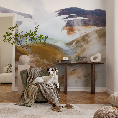 Fotobehang vliesbehang Vulkanische heuvels