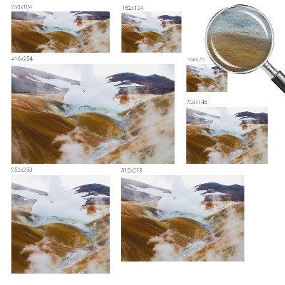 Fotobehang vliesbehang Vulkanische heuvels