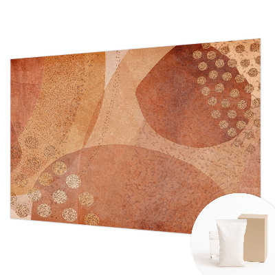Behang met print met het motief 'Aardse composities'