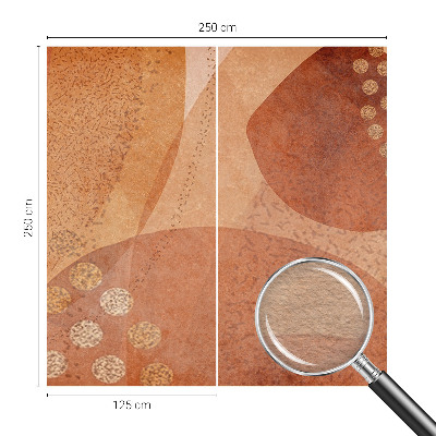 Behang met print Aardse composities