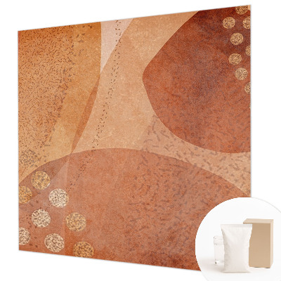 Behang met print met het motief 'Aardse composities'