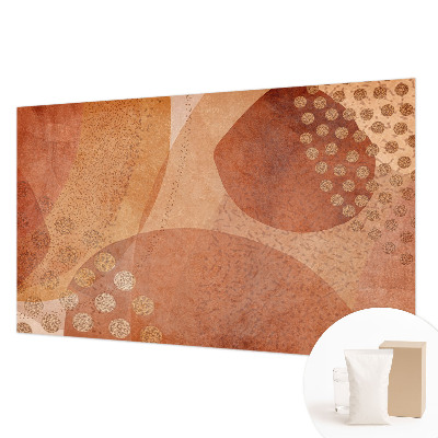 Behang met print met het motief 'Aardse composities'