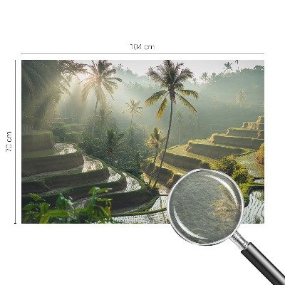 Vliesbehang fotobehang woonkamer Paradijselijke terrassen