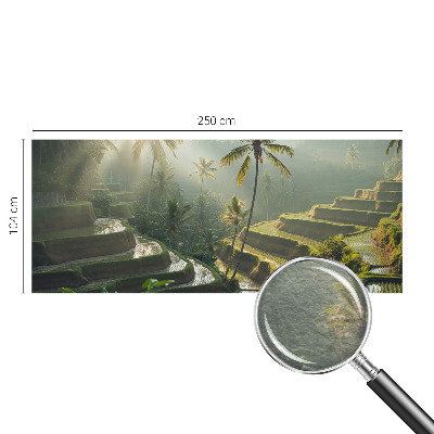 Vliesbehang fotobehang woonkamer Paradijselijke terrassen