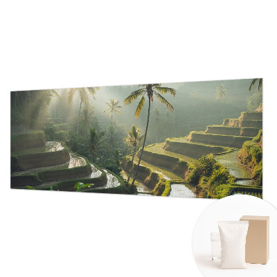 Vliesbehang fotobehang woonkamer Paradijselijke terrassen