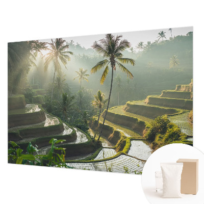 Vliesbehang fotobehang woonkamer Paradijselijke terrassen