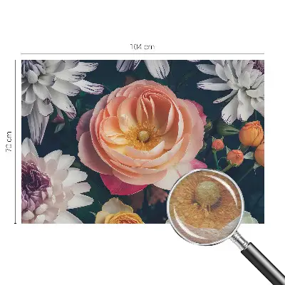Fotobehang met bloemenmotief 'Bloemenharmonie'