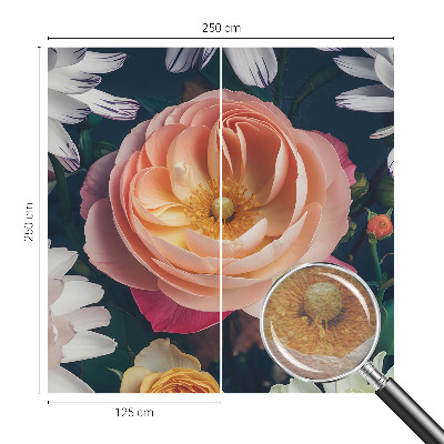 Fotobehang Bloemenharmonie