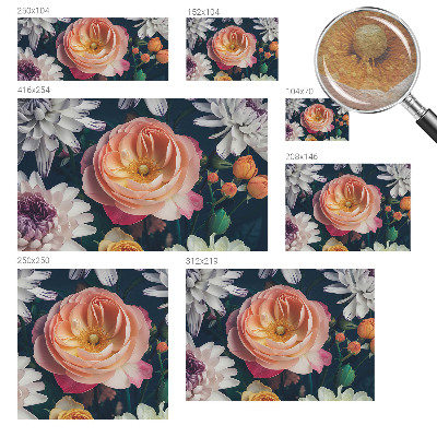 Fotobehang Bloemenharmonie
