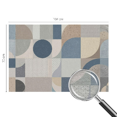 Fotobehang op maat Geometrische mozaïek