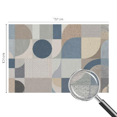 Fotobehang op maat Geometrische mozaïek