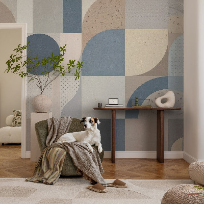 Fotobehang op maat Geometrische mozaïek