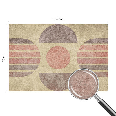 Fotobehang voor slaapkamer Geometrische vormen