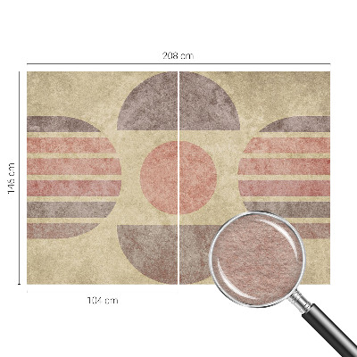 Fotobehang voor slaapkamer Geometrische vormen