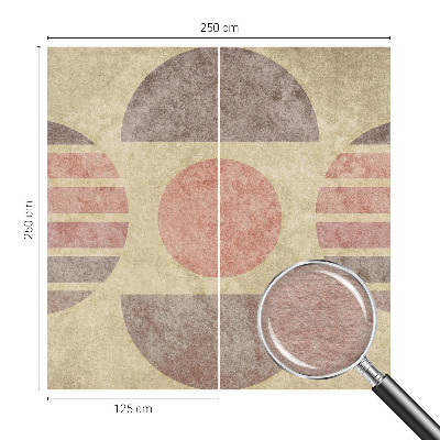 Fotobehang voor slaapkamer Geometrische vormen
