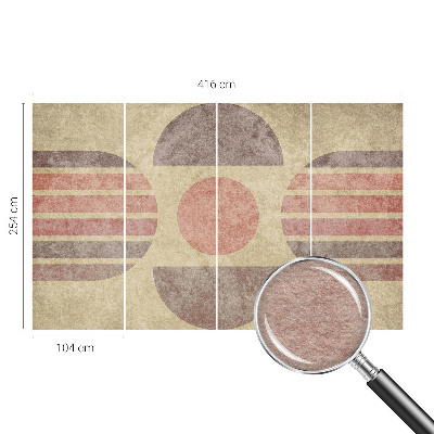 Fotobehang voor slaapkamer Geometrische vormen