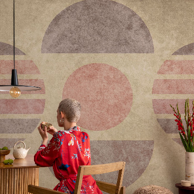 Fotobehang voor slaapkamer Geometrische vormen