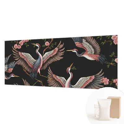 Fotobehang voor de slaapkamer met een bloemenpatroon
