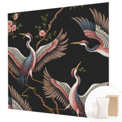 Fotobehang voor de slaapkamer Bloemenpatroon