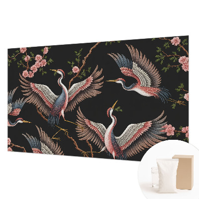 Fotobehang voor de slaapkamer Bloemenpatroon