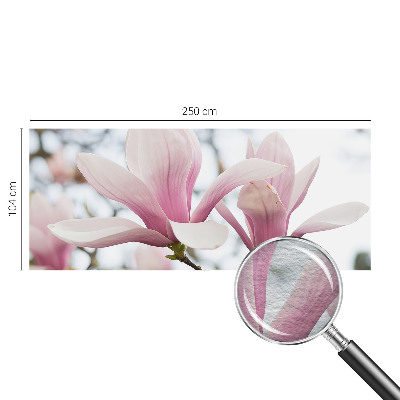 Fotobehang slaapkamer Magnolia bloemen
