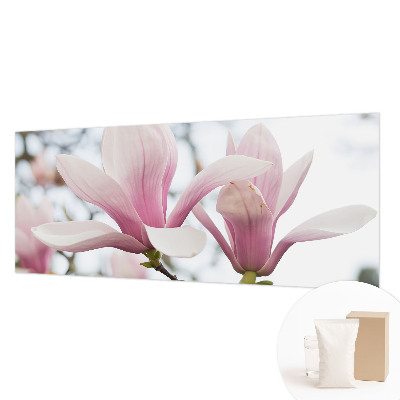 Fotobehang slaapkamer Magnolia bloemen