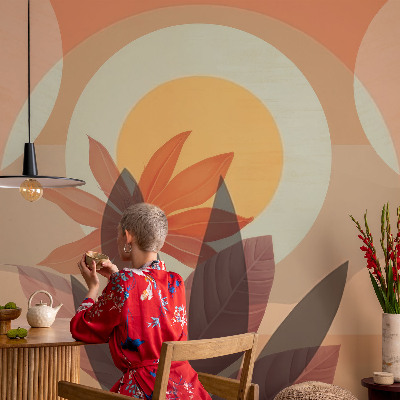 Modern fotobehang Bloemabstractie