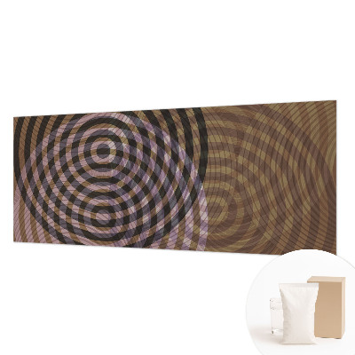 Luxe fotobehang met een patroon van hypnotiserende cirkels