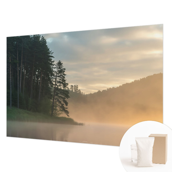 Modern fotobehang voor de woonkamer Mistige ochtend