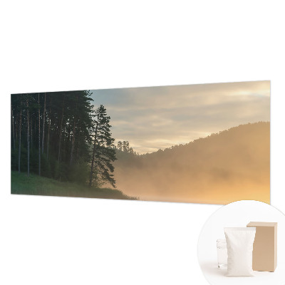 Modern fotobehang voor de woonkamer Mistige ochtend