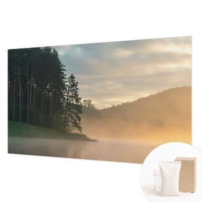 Modern fotobehang voor de woonkamer Mistige ochtend