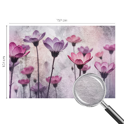 Hoogwaardig fotobehang Pastelkleurige bloemen