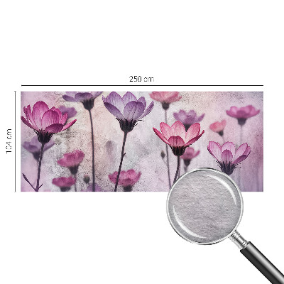 Hoogwaardig fotobehang Pastelkleurige bloemen