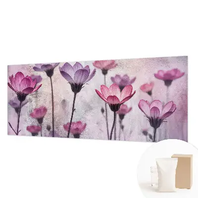 Hoogwaardig fotobehang met pastelkleurige bloemen