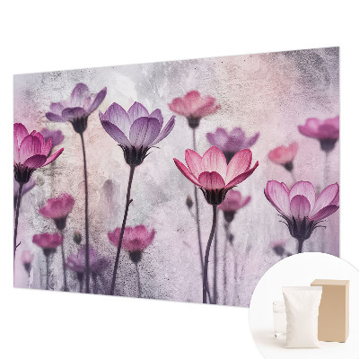 Hoogwaardig fotobehang Pastelkleurige bloemen