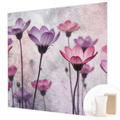 Hoogwaardig fotobehang Pastelkleurige bloemen