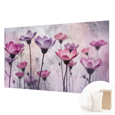 Hoogwaardig fotobehang Pastelkleurige bloemen