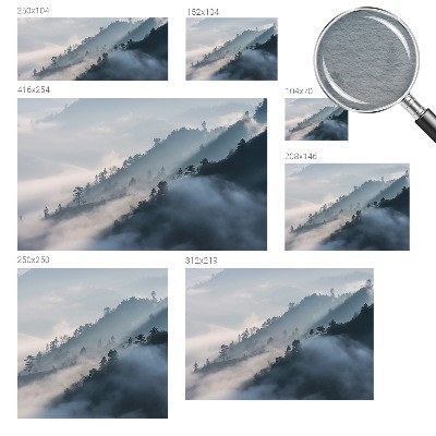 Kwalitatief fotobehang Mistig landschap
