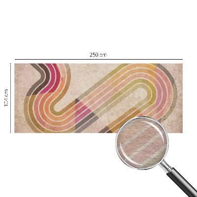 Sfeervol fotobehang met geometrische lijnen