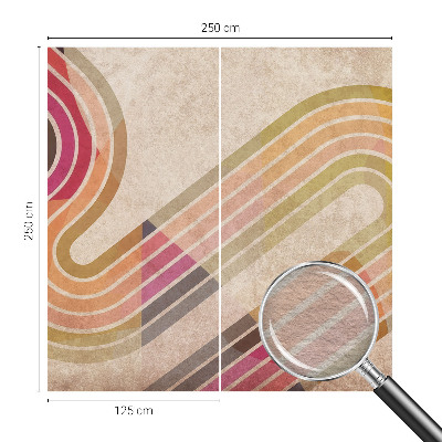 Sfeervol fotobehang Geometrische lijnen