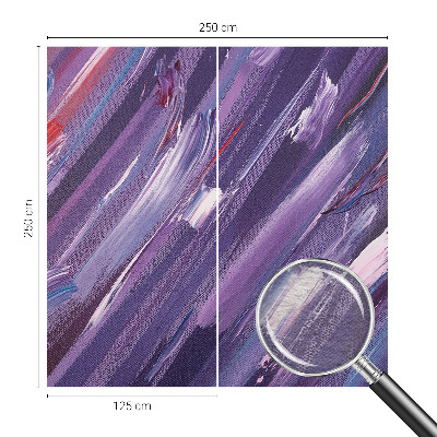 Groot fotobehang Kleurrijke penseelstreken