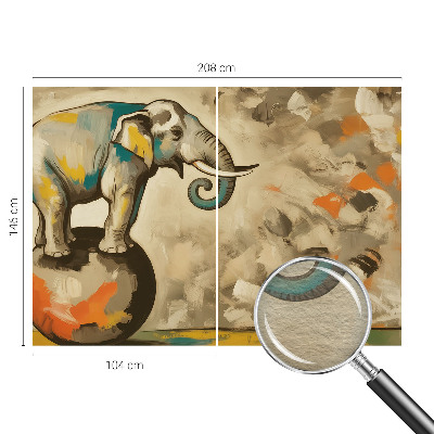 Fotobehang vlies Abstracte olifant