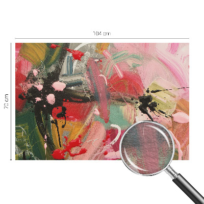 Vlies fotobehang op maat Kleurrijke chaos