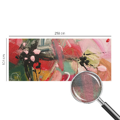 Vlies fotobehang op maat Kleurrijke chaos