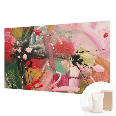 Vlies fotobehang op maat Kleurrijke chaos