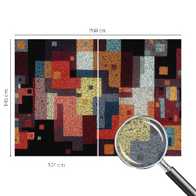 Muur behang Kleurrijke vormen